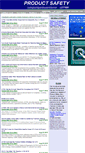 Mobile Screenshot of productsafetyletter.com
